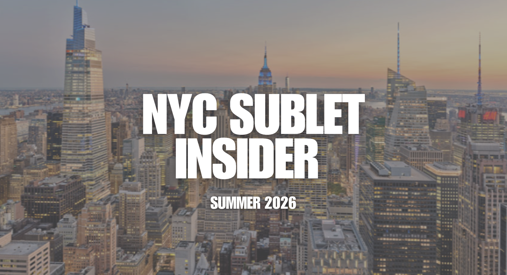 NYC Sublet Insider